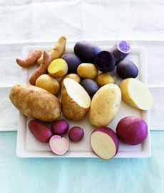 Different Types Of Potatoes On A Plate