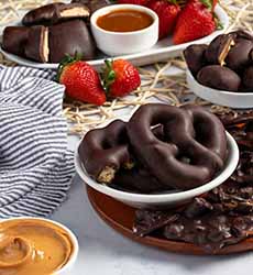 Chocolate-Covered Pretzels