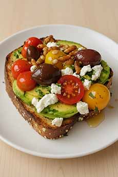 Greek Avocado Toast