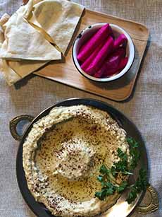 Babaganoush & Pickled Turnips