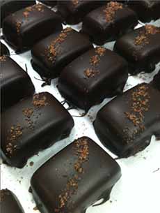 Chocolate-Covered Bacon Caramels With Smoked Sea Salt