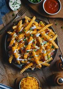 Loaded Bacon & Cheddar French Fries