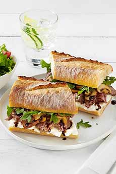 Sandwich On Sourdough Baguette