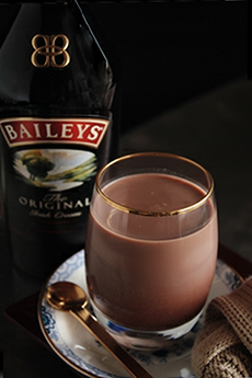 Chocolate Milk With Baileys Irish Cream Liqueur