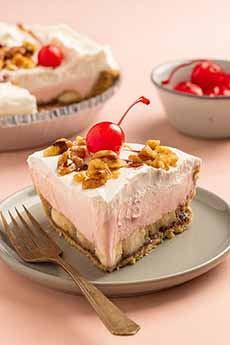 Banana Split Ice Cream Pie