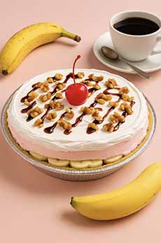 Banana Split Ice Cream Pie