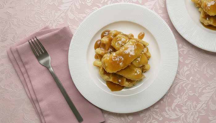 A Plate Of Bananas Foster