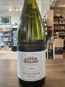 Bottle Of Barboursville Viognier From Virginia