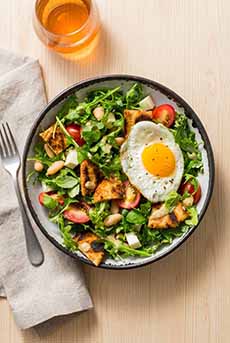 White Bean & Fried Egg Panzanella