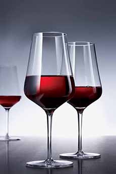 Glasses Of Beaujolais Red Wine