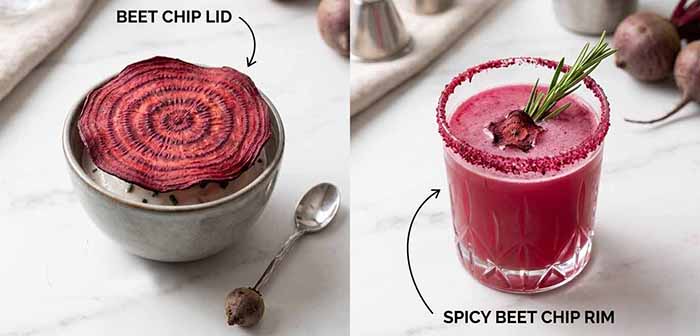 Beet Appetizer & Cocktail