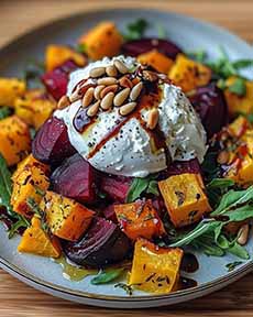 Roasted Beets & Burrata