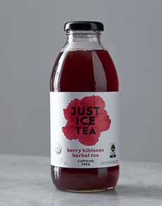Bottle Of Just Ice Tea Berry Hibiscus Herbal Tea
