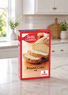 Better Crocker Pound Cake Mix
