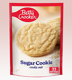 A Package Of Betty Crocker Sugar Cookie Mix