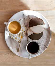 Black & White Cookies With Coffee