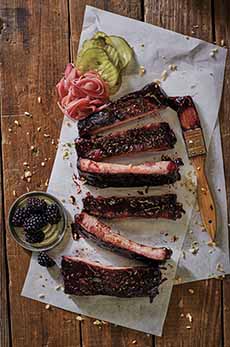 Blackberry-Glazed Spare Ribs For National Spare Ribs Month