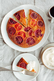 Blood Orange Upside Down Cake