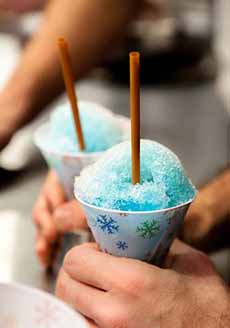 Blue Curacao Snow Cone