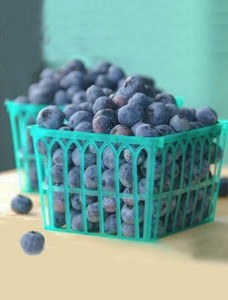 Carton Of Fresh Blueberries