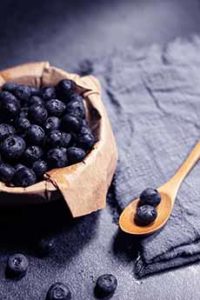 Fresh Blueberries In A Bowl