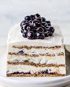 Blueberry Ice Box Cake