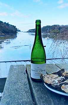 Oysters & A Bottle Of Savennieres Wine