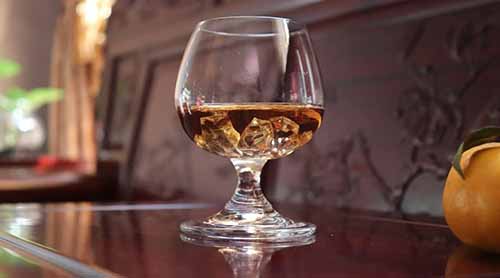 Brandy Snifter With Amaretto