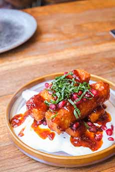 Breaded Halloumi Sticks With Marinara