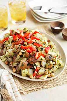 Breakfast Potato Salad With Chickpeas
