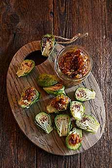 Brussels Sprouts With Bacon Jam