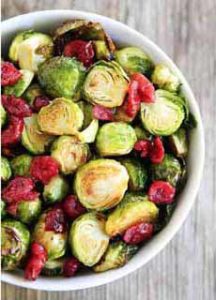 Brussels Sprouts & Cranberries