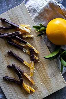 Chocolate Dipped Orange Peel