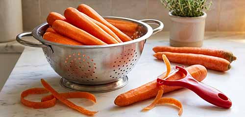 Bowl Of Carrots & Carrot Peels