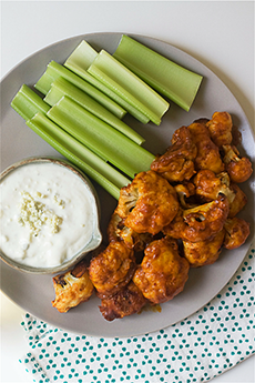 Cauliflower Buffalo Wings For National Chicken Wings Day - The Nibble ...