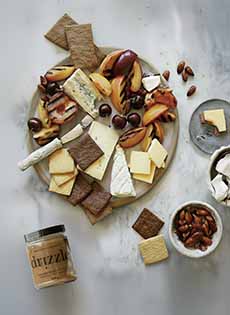 Cheese Board With Drizzle Honey
