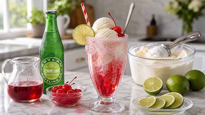 Cherry Limeade Float