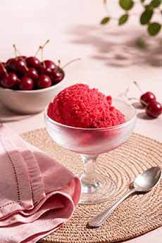 A Dish Of Cherry Sorbet