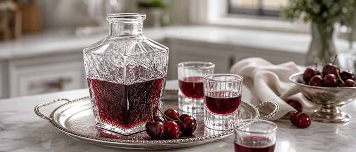 Homemade Cherry Liqueur