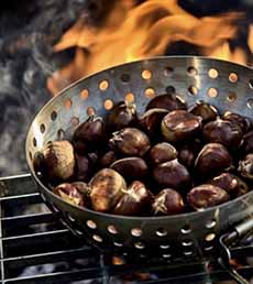Chestnuts Roasting On A Grill