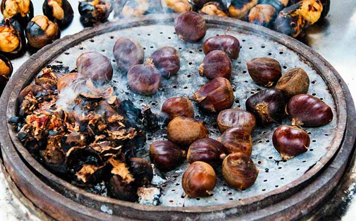 Chestnuts On A Grill