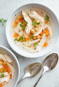 Chicken Soup With Chickpeas