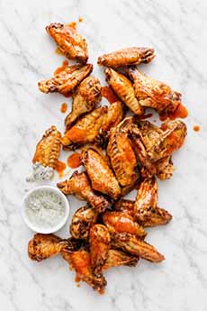 Chicken Wings With Ranch Dressing