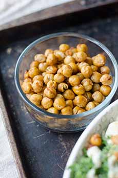 Bowl Of Cooked Chickpeas