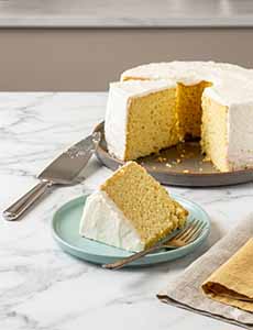 A Recipe For Lemon Chiffon Cake Day With Candied Lemon Peel