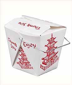 Chinese Food Takeout Container