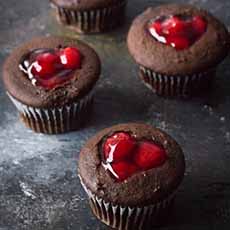 Chocolate Cherry Cupcakes