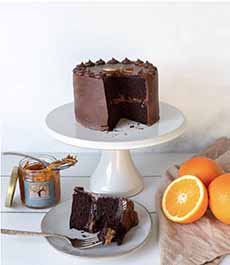 Chocolate Cake With Marmalade Filling