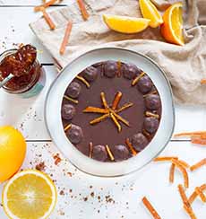 Chocolate Cake With Marmalade Filling