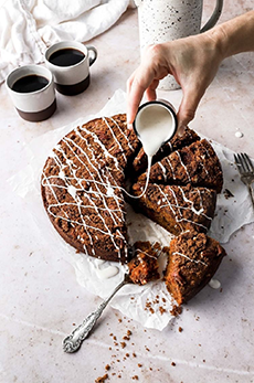 Cinnamon Swirl Pumpkin Coffee Cake